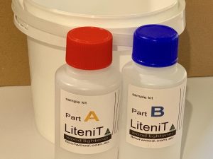 LiteniT wood lightener sample kit