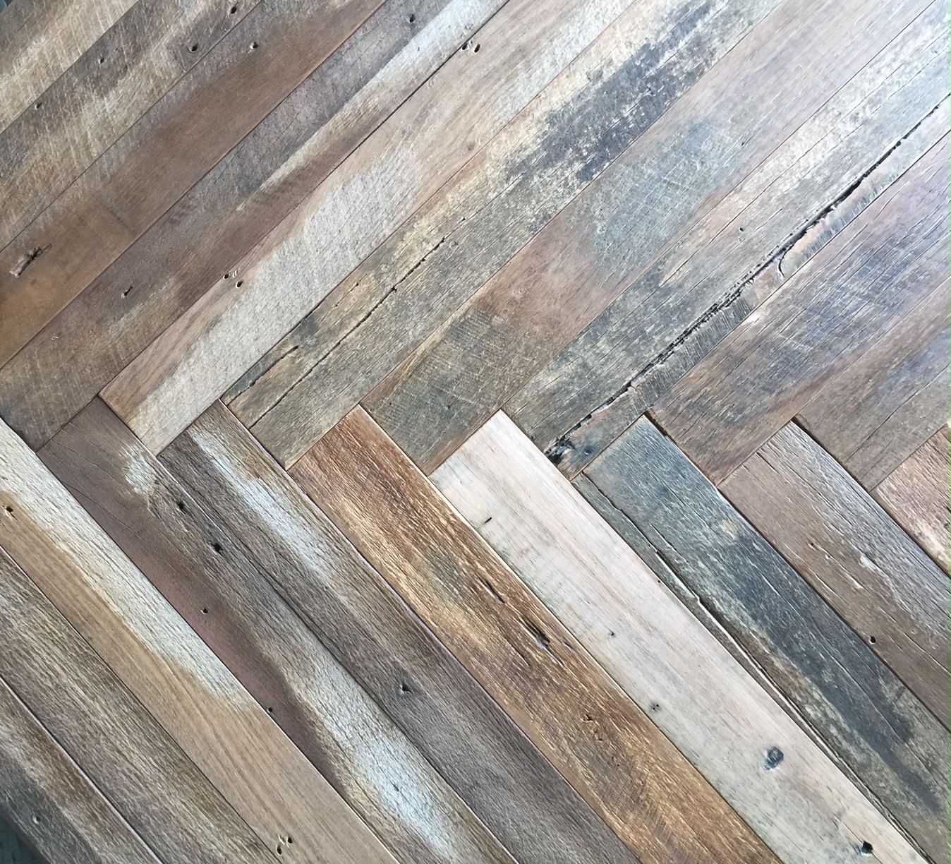 Legacy reclaimed timber flooring herringbone exposed face
