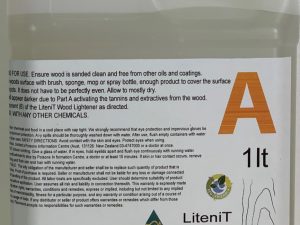 LiteniT wood lightener Part A 1lt